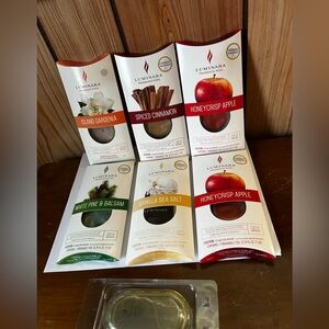 LUMINARA Fragrance Pods Warm Set Of 6+1 Luminara Scented Melts Variety Pack